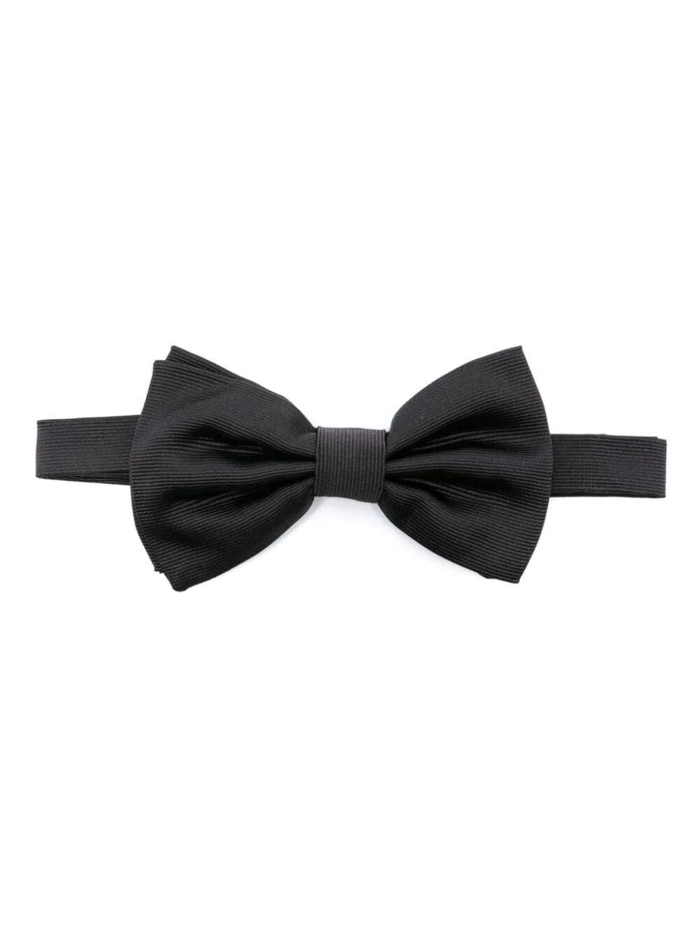 Dolce & Gabbana Silk-twill Bow Tie In Black