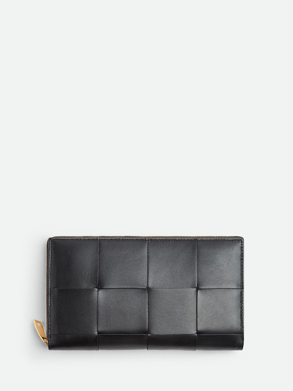 Bottega Veneta Zipped Wallet In Black