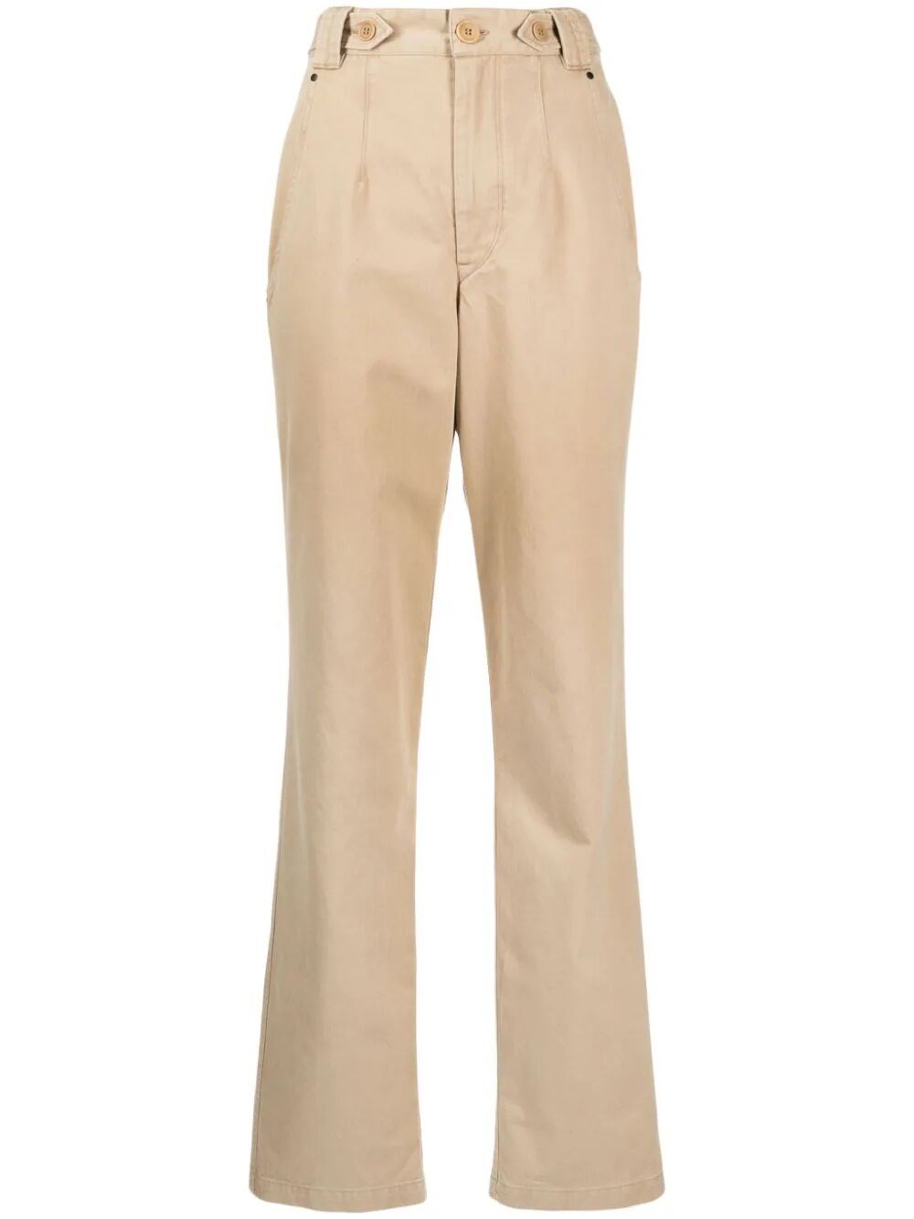Shop Isabel Marant Linali Slim Trousers In Brown