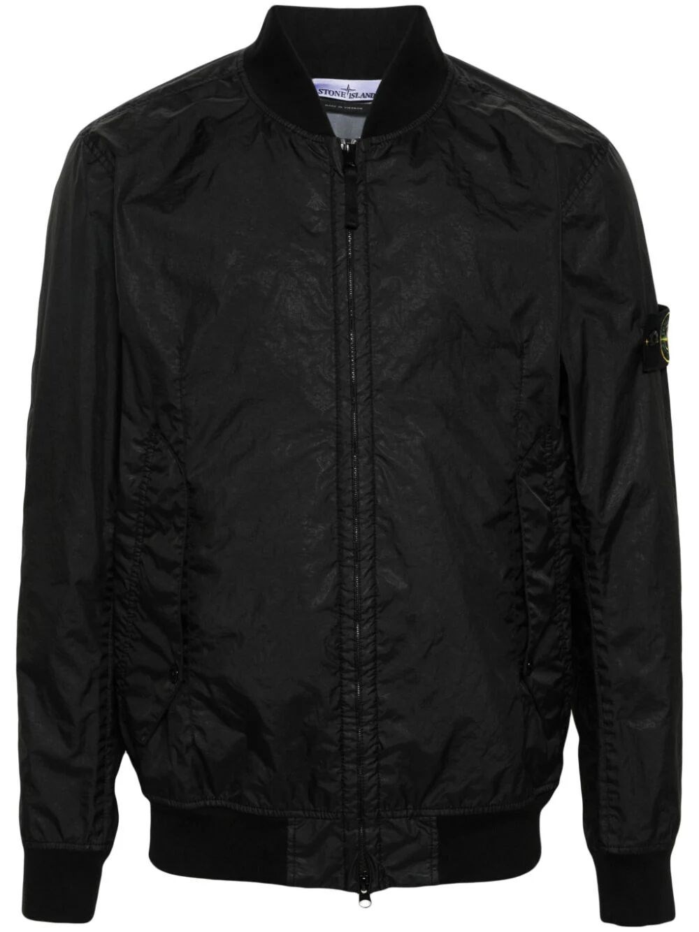 Zipped bomber jacket