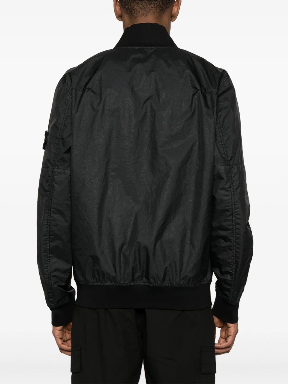 Zipped bomber jacket