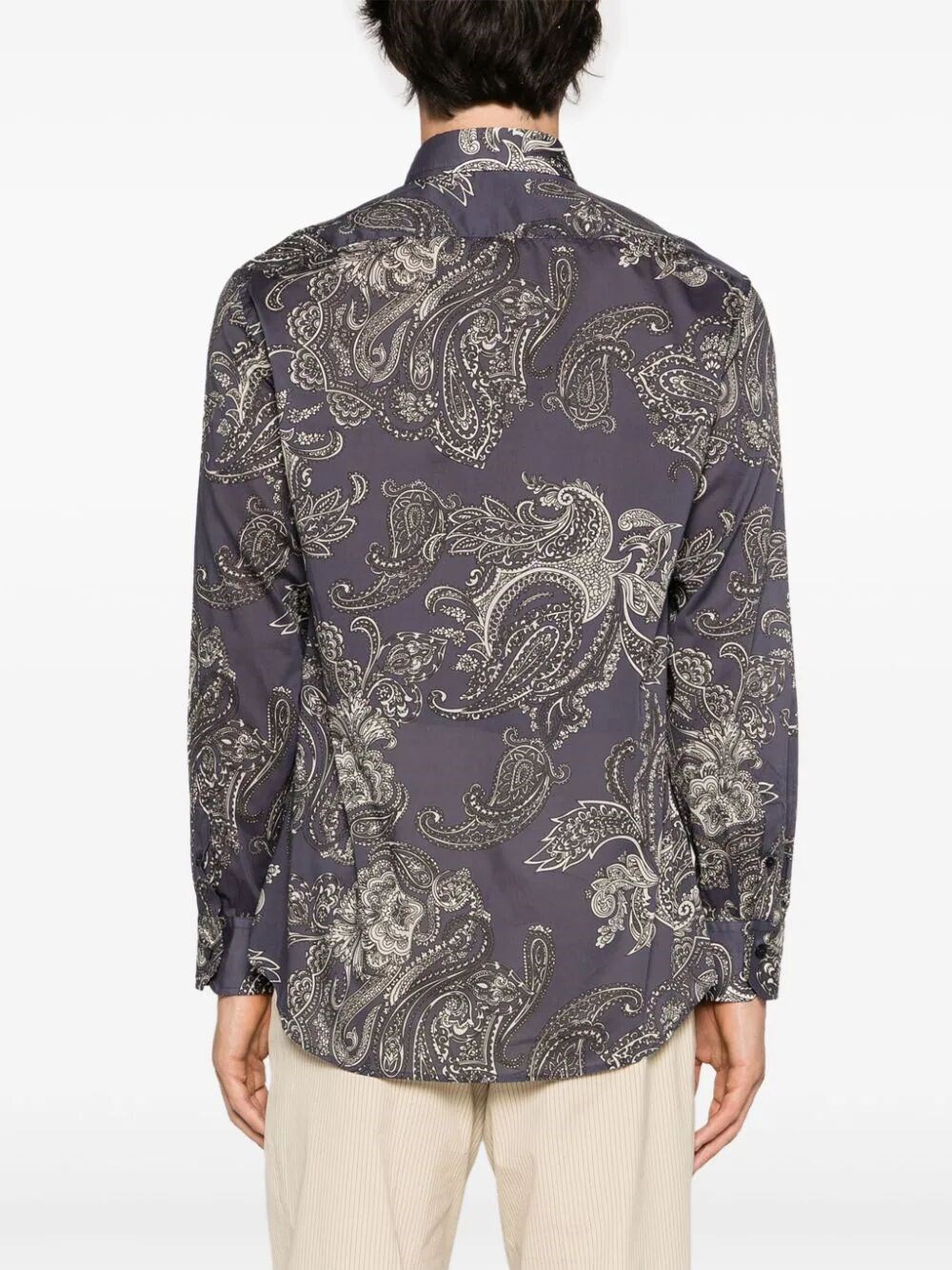 PAISLEY-PRINT COTTON SHIRT