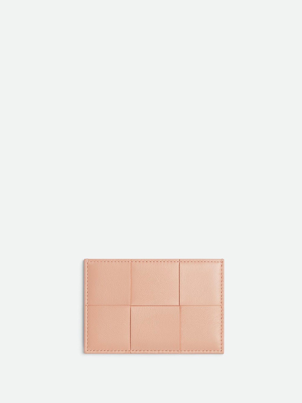 Bottega Veneta Cassette Credit Card Holder In Pink & Purple