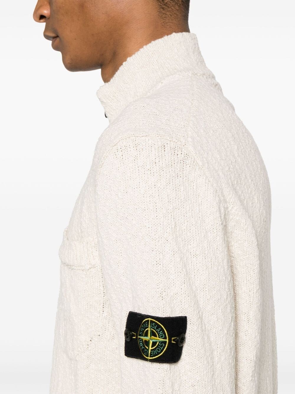 SHORT ZIP BOUCLÉ JUMPER