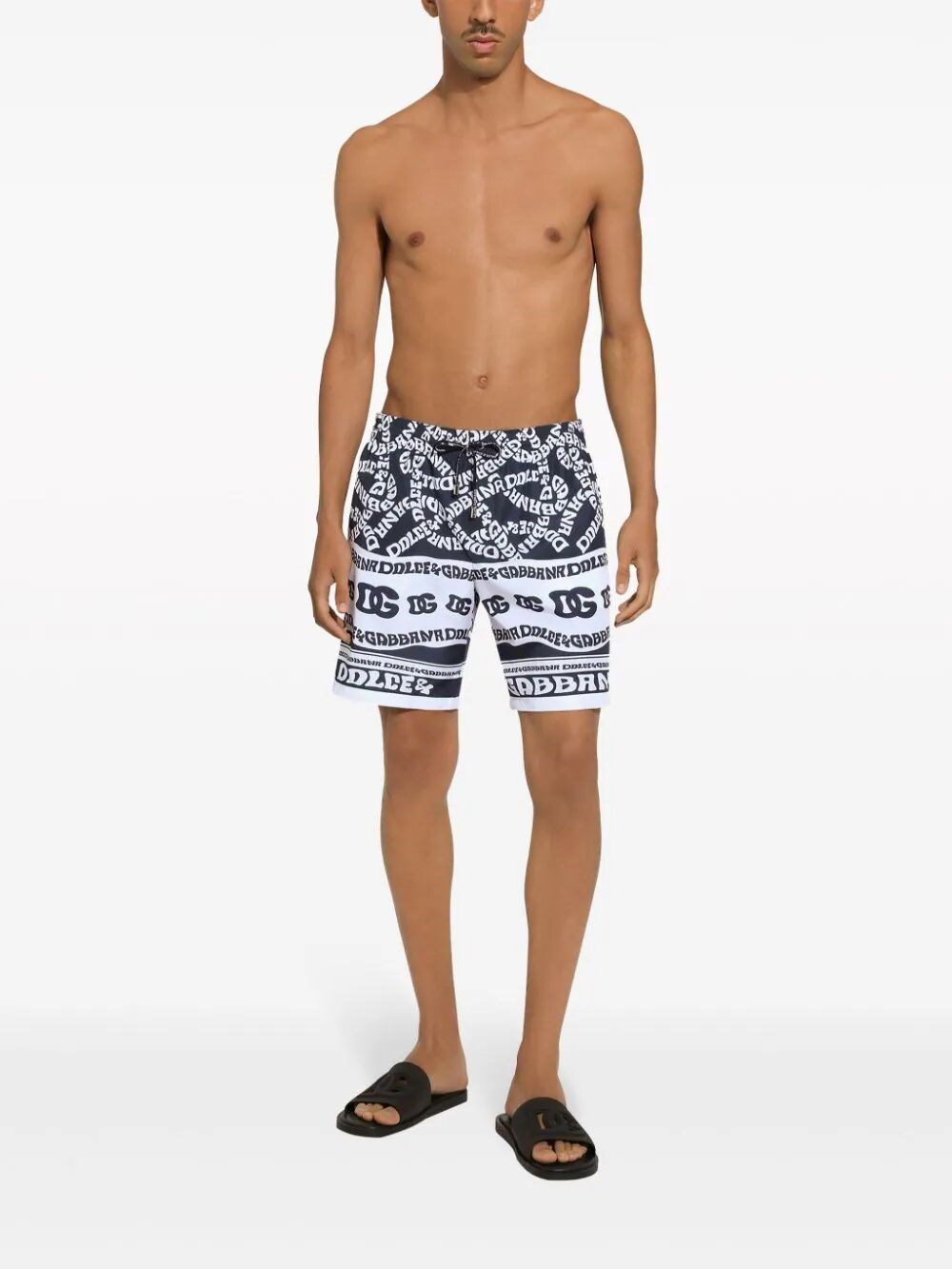 SWIM TRUNKS WITH MARINA PRINT