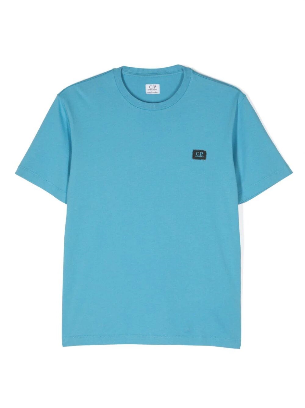 C.p. Company Kids' T-shirt With Logo Print In Blue
