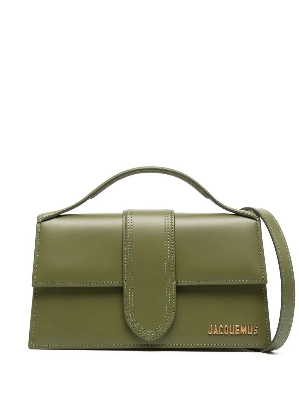 Shop Jacquemus Le Grand Bambino Crossbody Bag In Brown