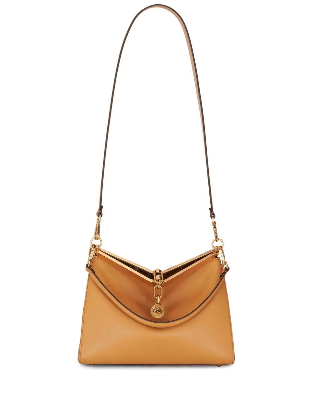 Shop Etro Medium Vela Shoulder Bag In Brown