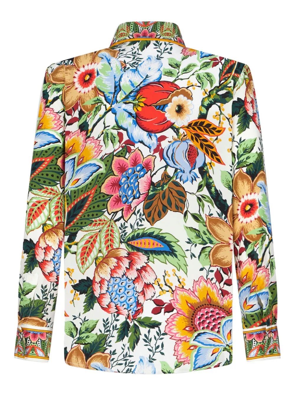 BOUQUET-PRINT SHIRT