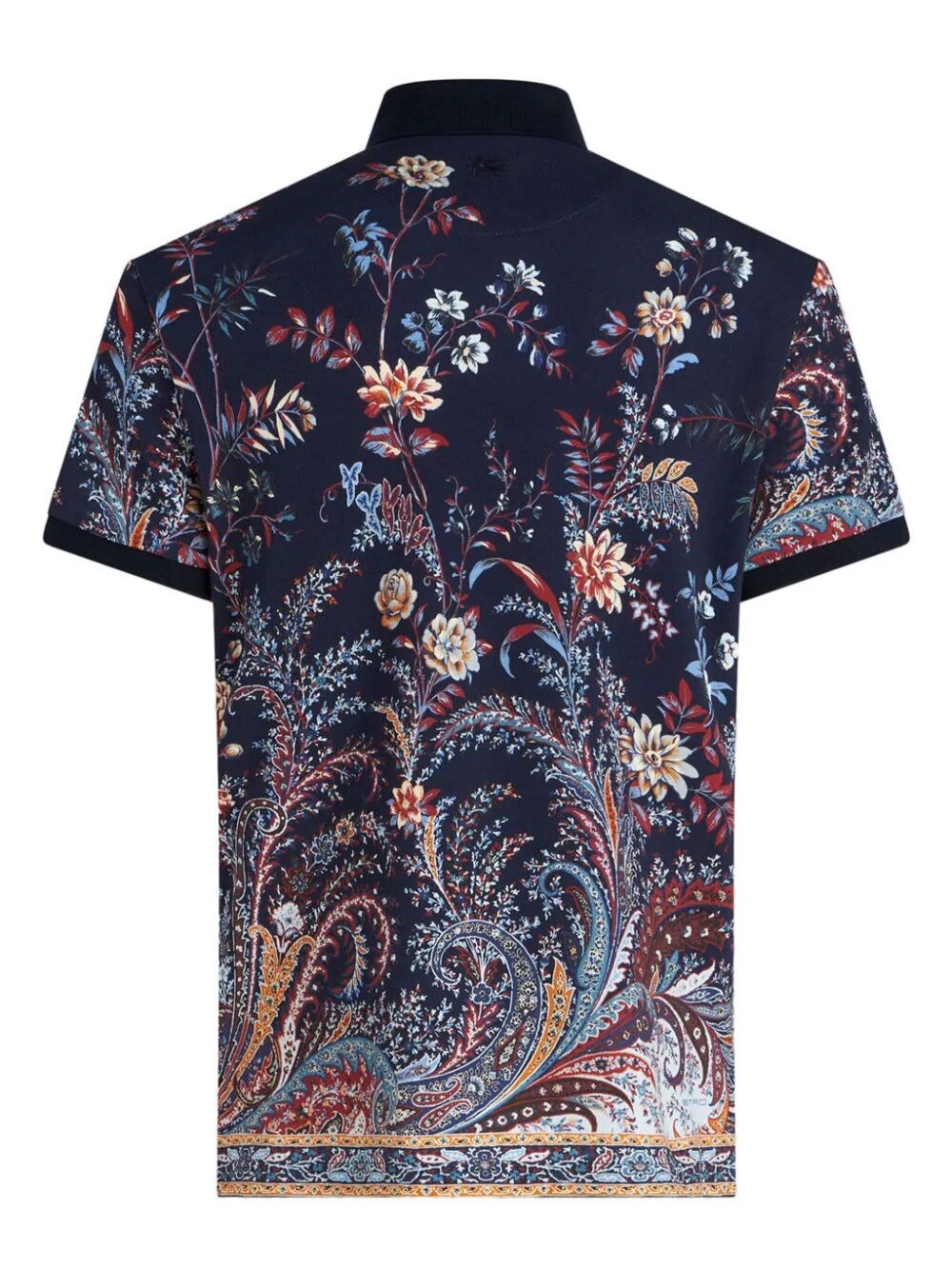 FLORAL PAISLEY POLO SHIRT