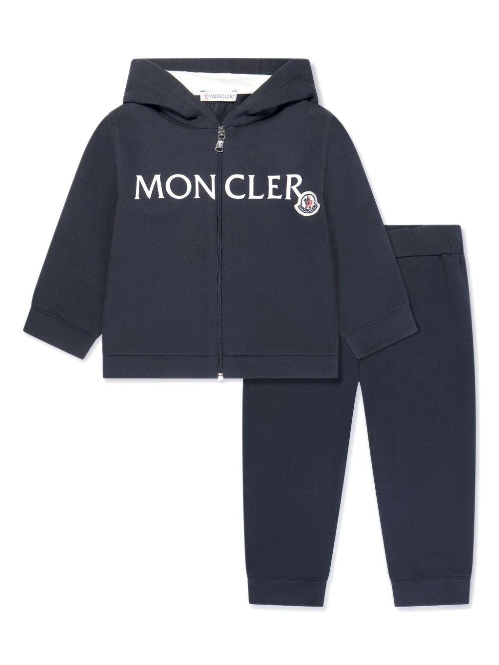 Tracksuit with embroidered-logo 