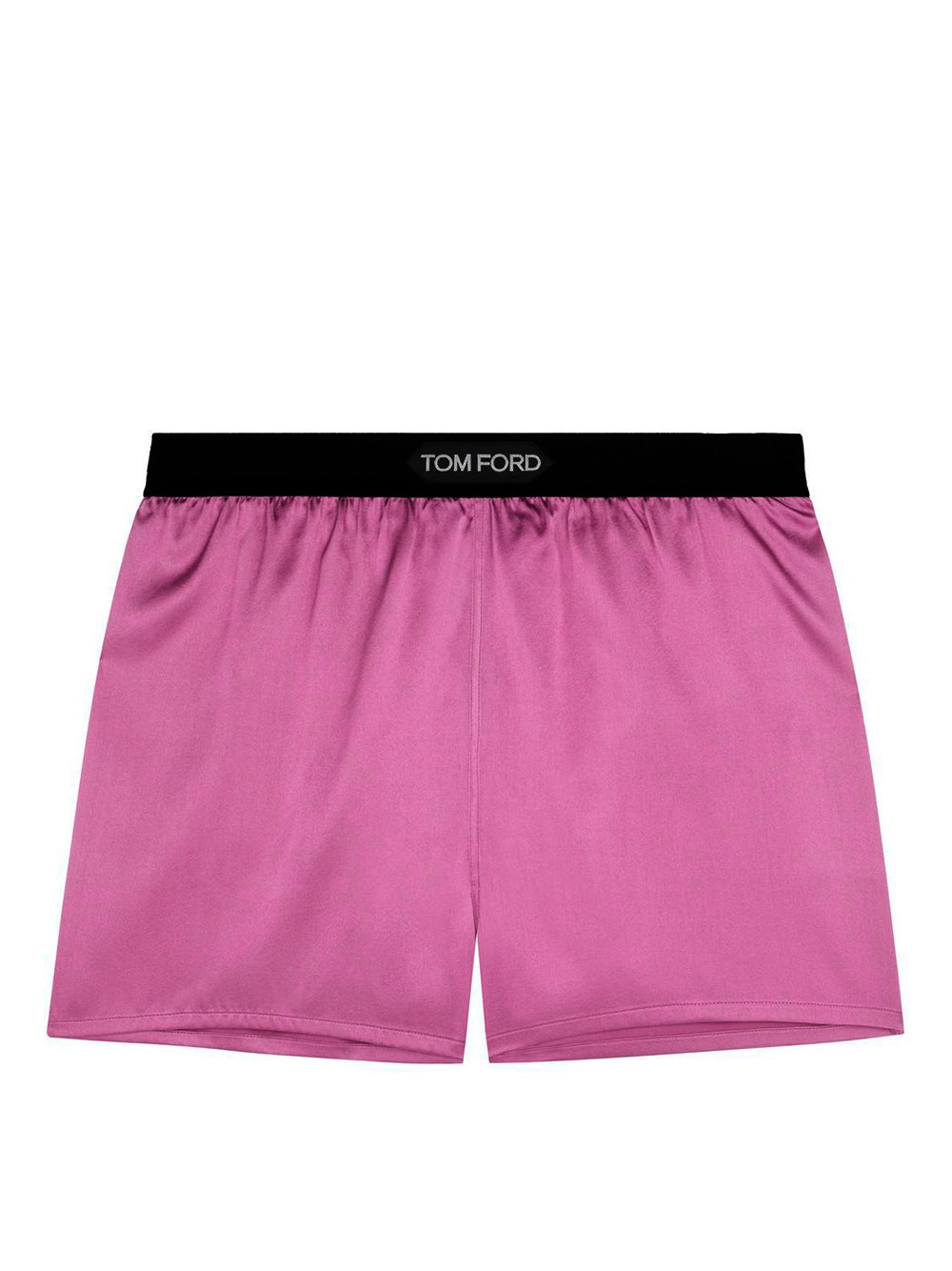 Shop Tom Ford Silk Boxer Shorts In Pink & Purple