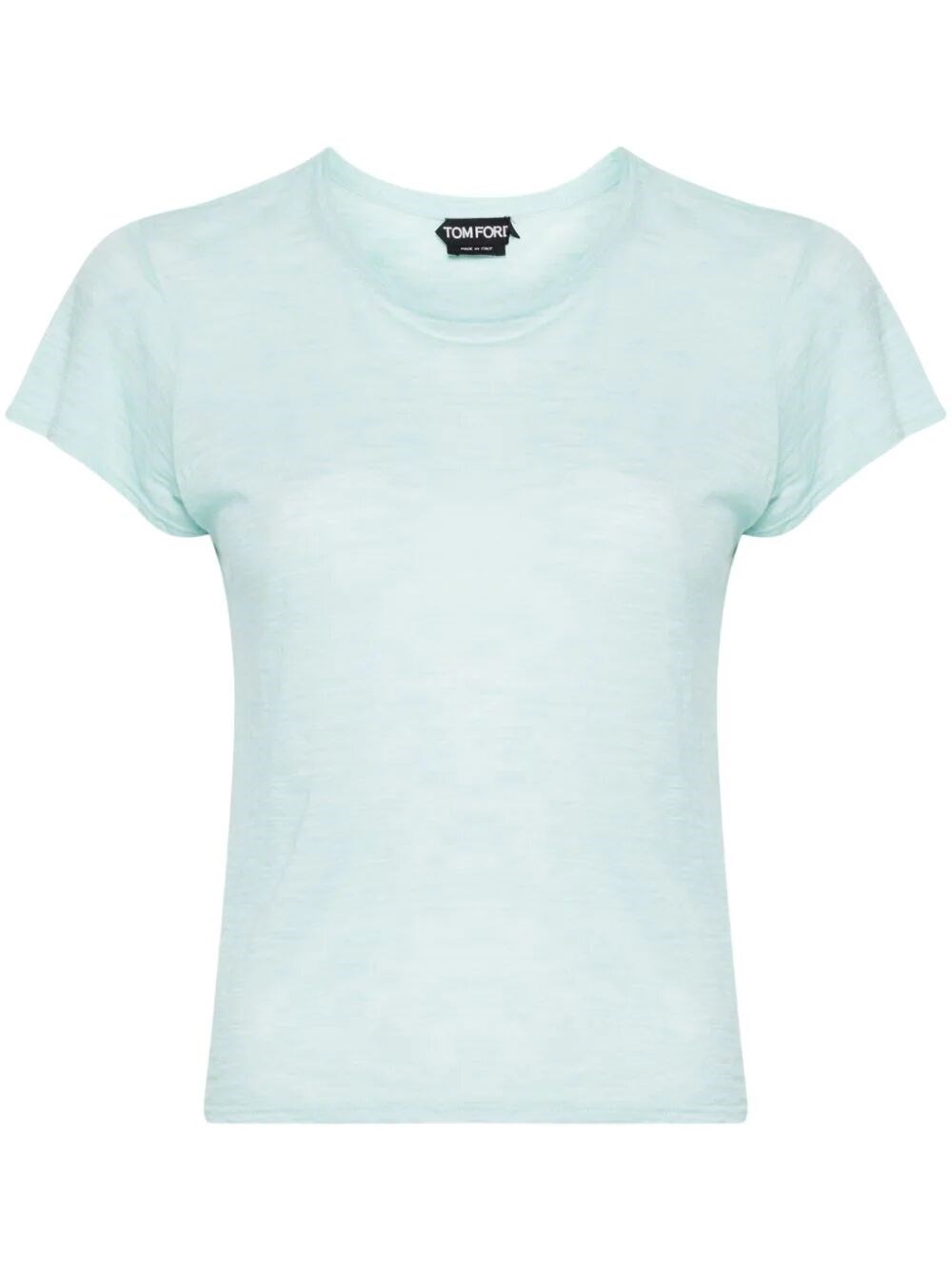 SLUB COTTON JERSEY CREWNECK T-SHIRT