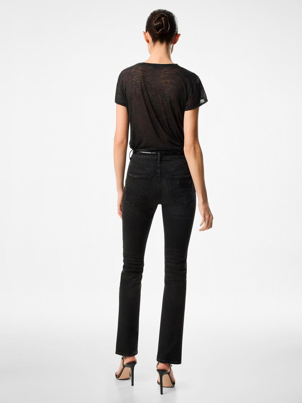 SLUB COTTON JERSEY CREWNECK T-SHIRT