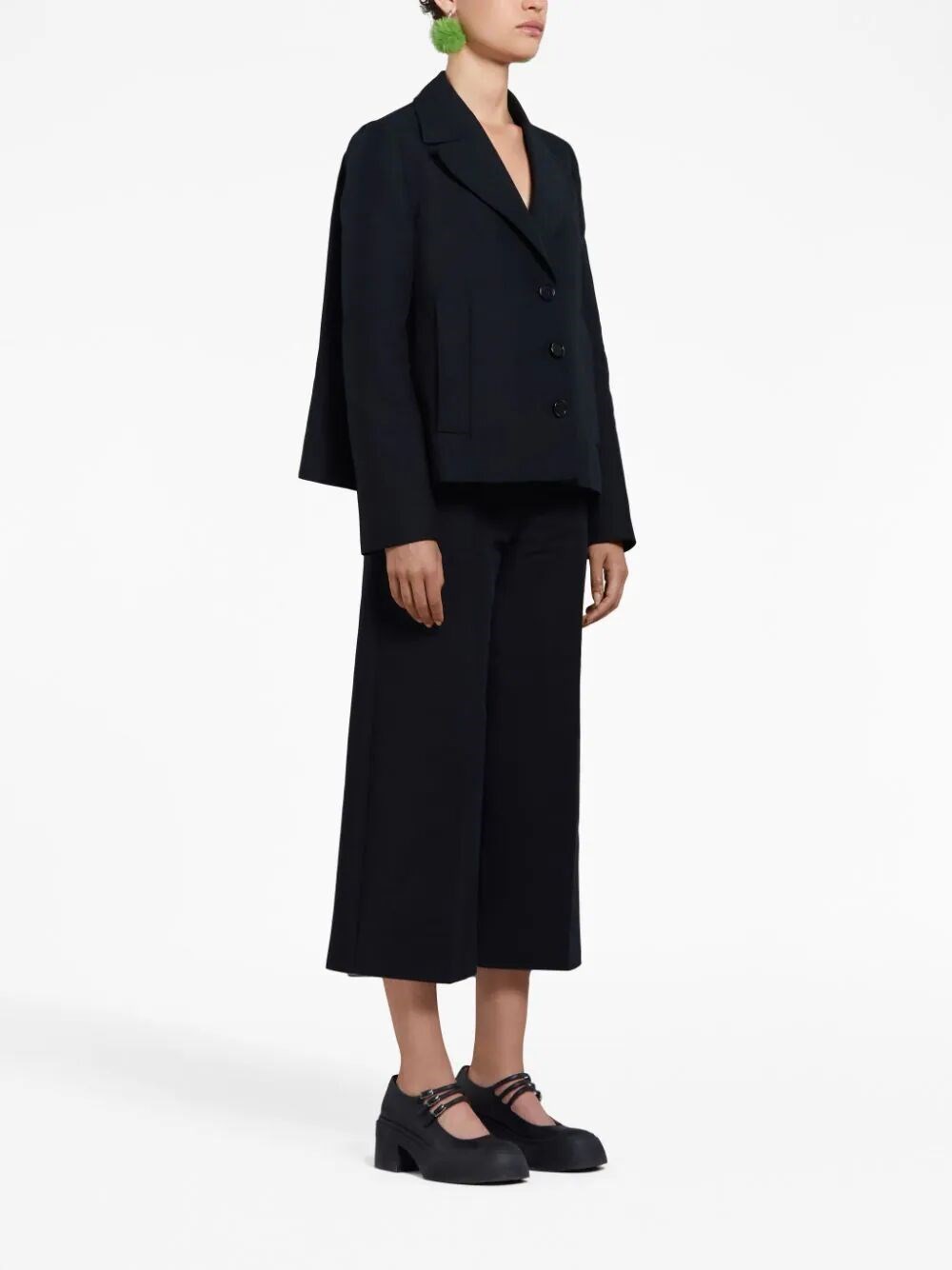 CADY CROPPED TROUSERS