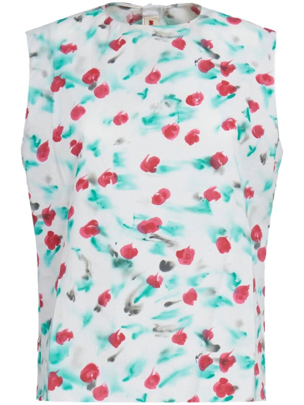 REVERIE PRINT SLEEVELESS TOP