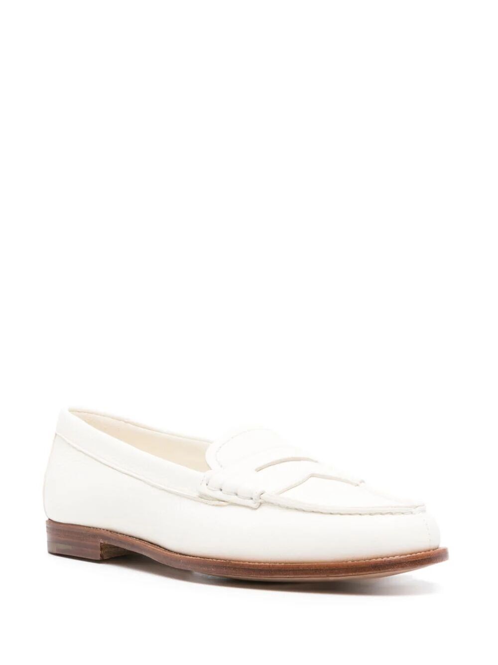 SLIP-ON LEATHER LOAFERS