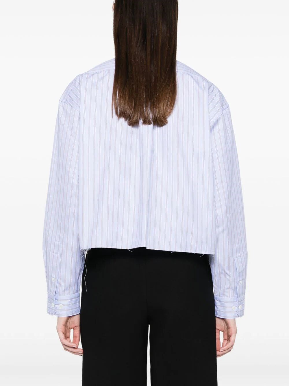 STRIPED CROPPED SHIRT