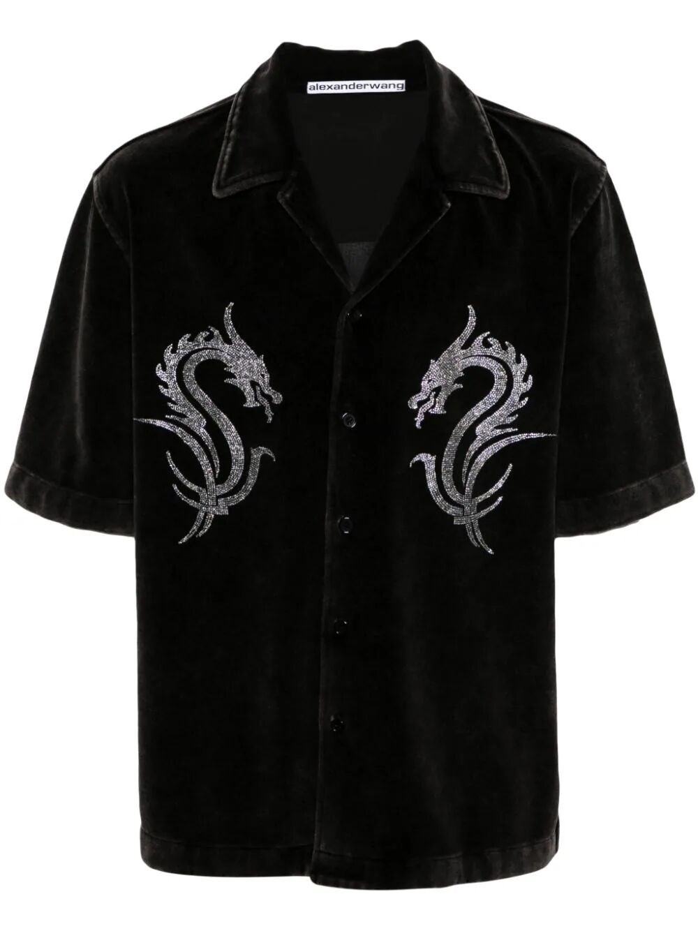 DRAGON SHIRT IN VELOUR