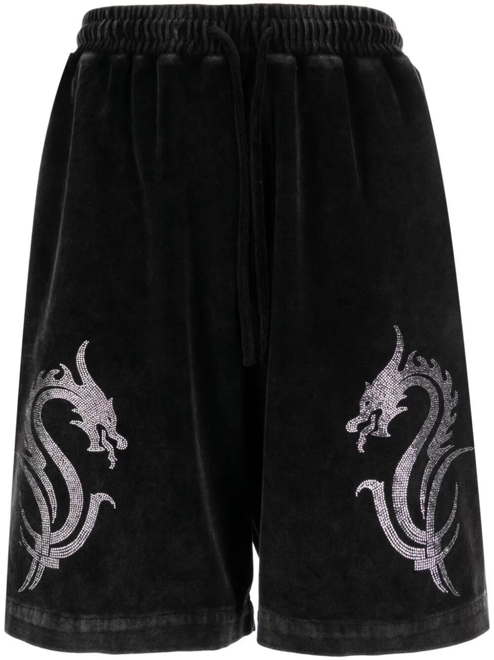 DRAGON CRYSTAL BOXER SHORT IN VELOUR