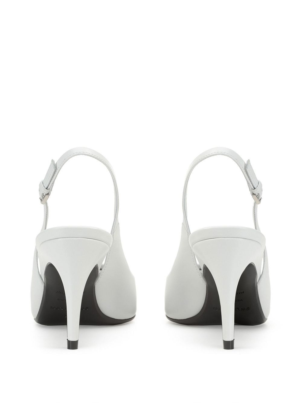 PATENT LEATHER TOE SLINGBACK