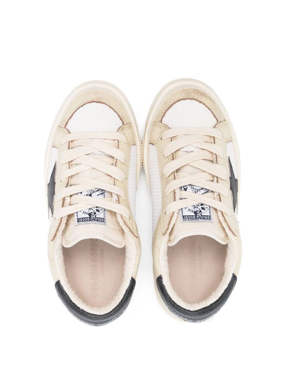 STARDAN DISTRESSED-EFFECT SNEAKERS