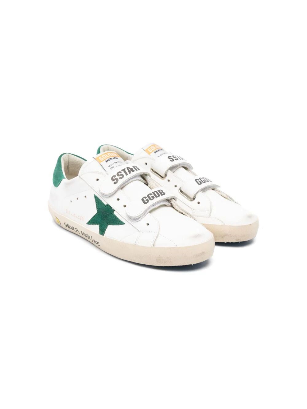 Golden Goose Kids' Old School Trainers In White