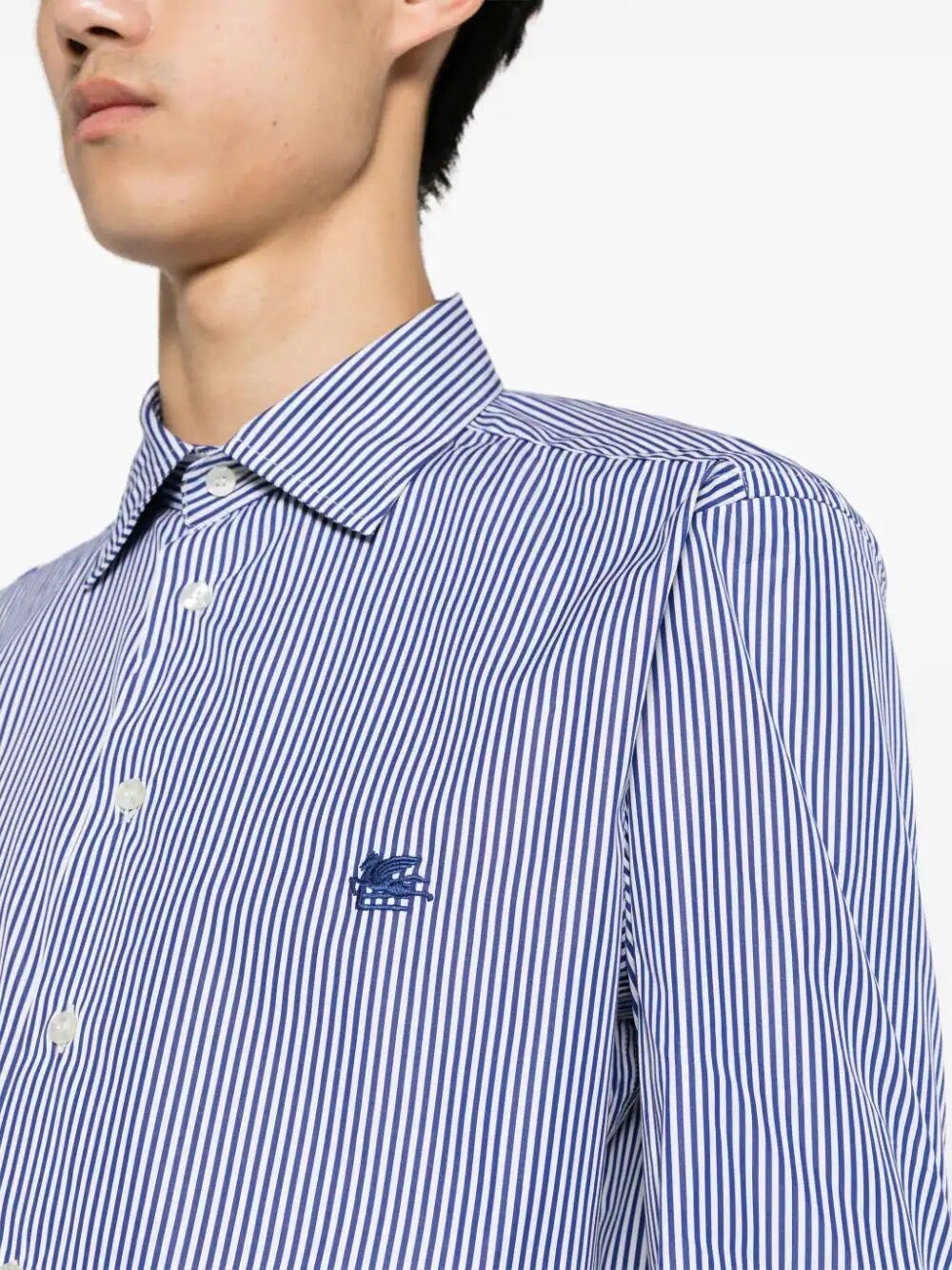 PEGASO STRIPED COTTON SHIRT