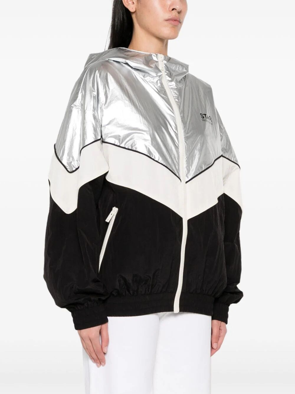 LETIZIA HOODED WINDBREAKER JACKET