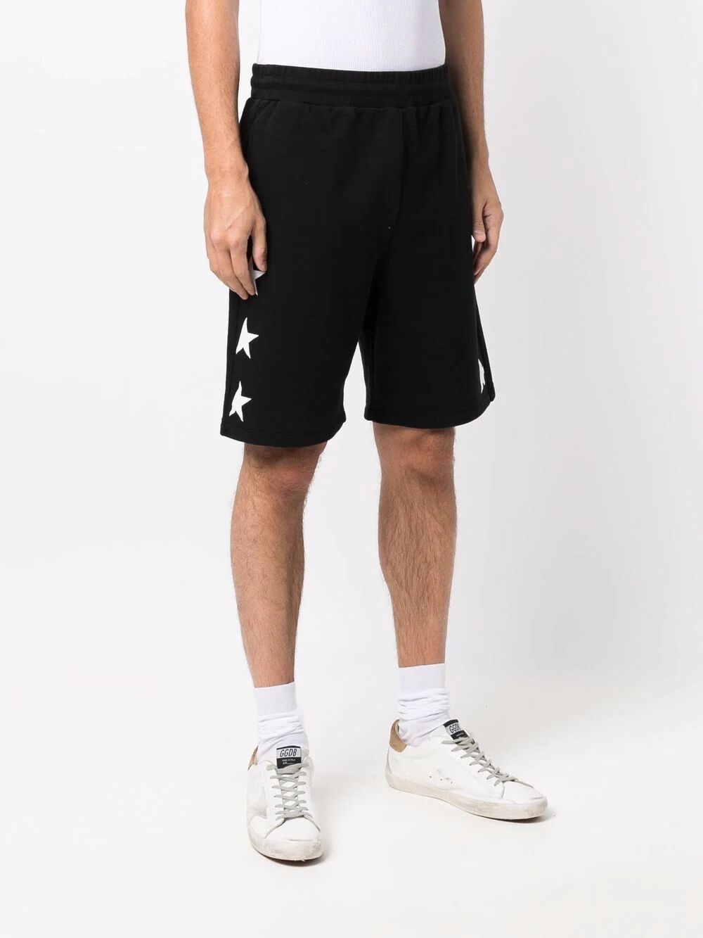 TRACK SHORTS WITH WHITE STARS