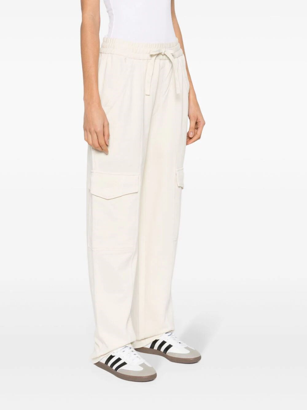 PEORANA COTTON FLEECE TROUSERS