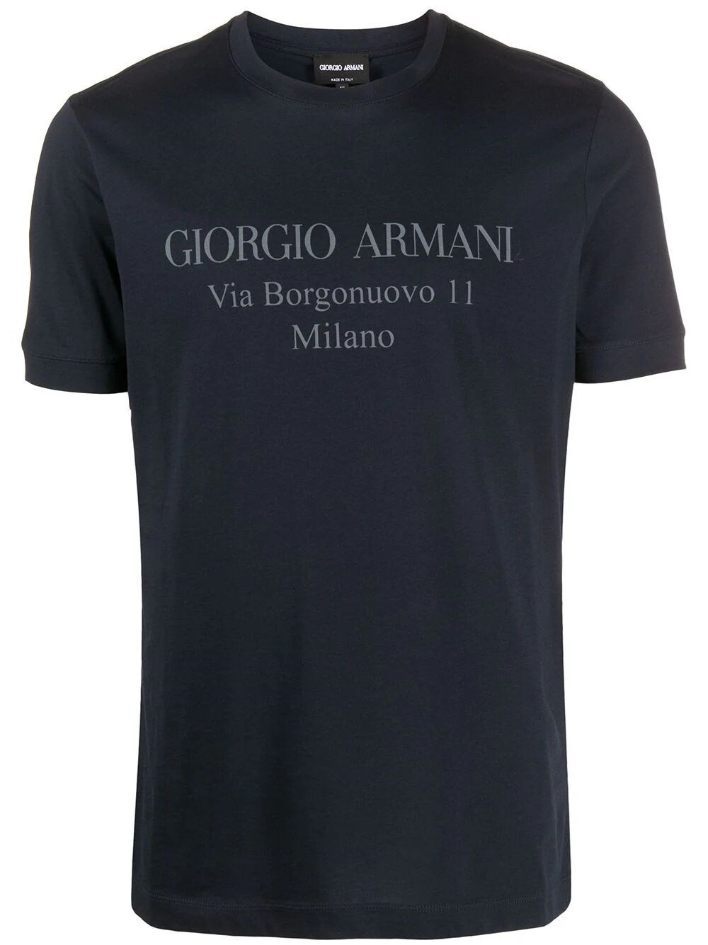 Shop Giorgio Armani Borgonuovo 11 T-shirt In Blue