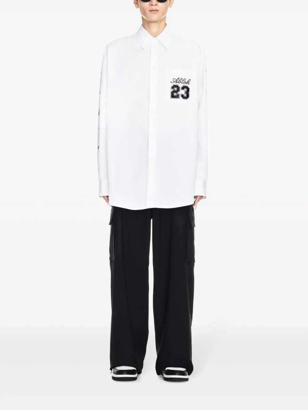 23 LOGO OVERSIZE SHIRT