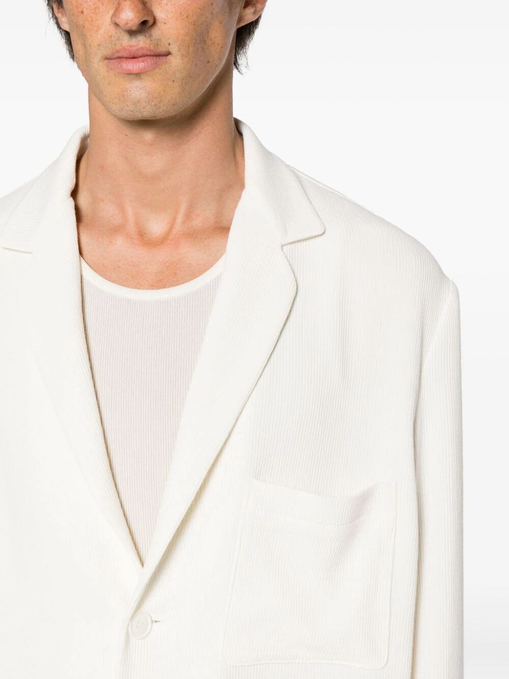 SINGLE-BREASTED WOOL JACKET