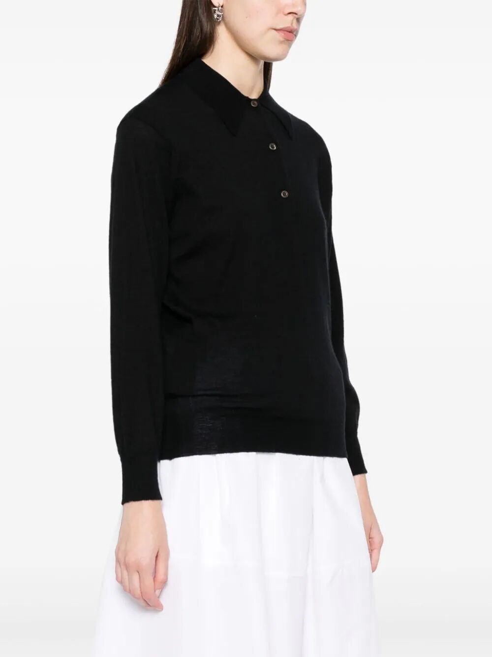 CASHMERE POLO SHIRT