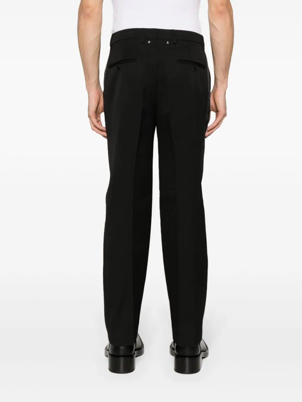 WOOL TUXEDO TROUSERS