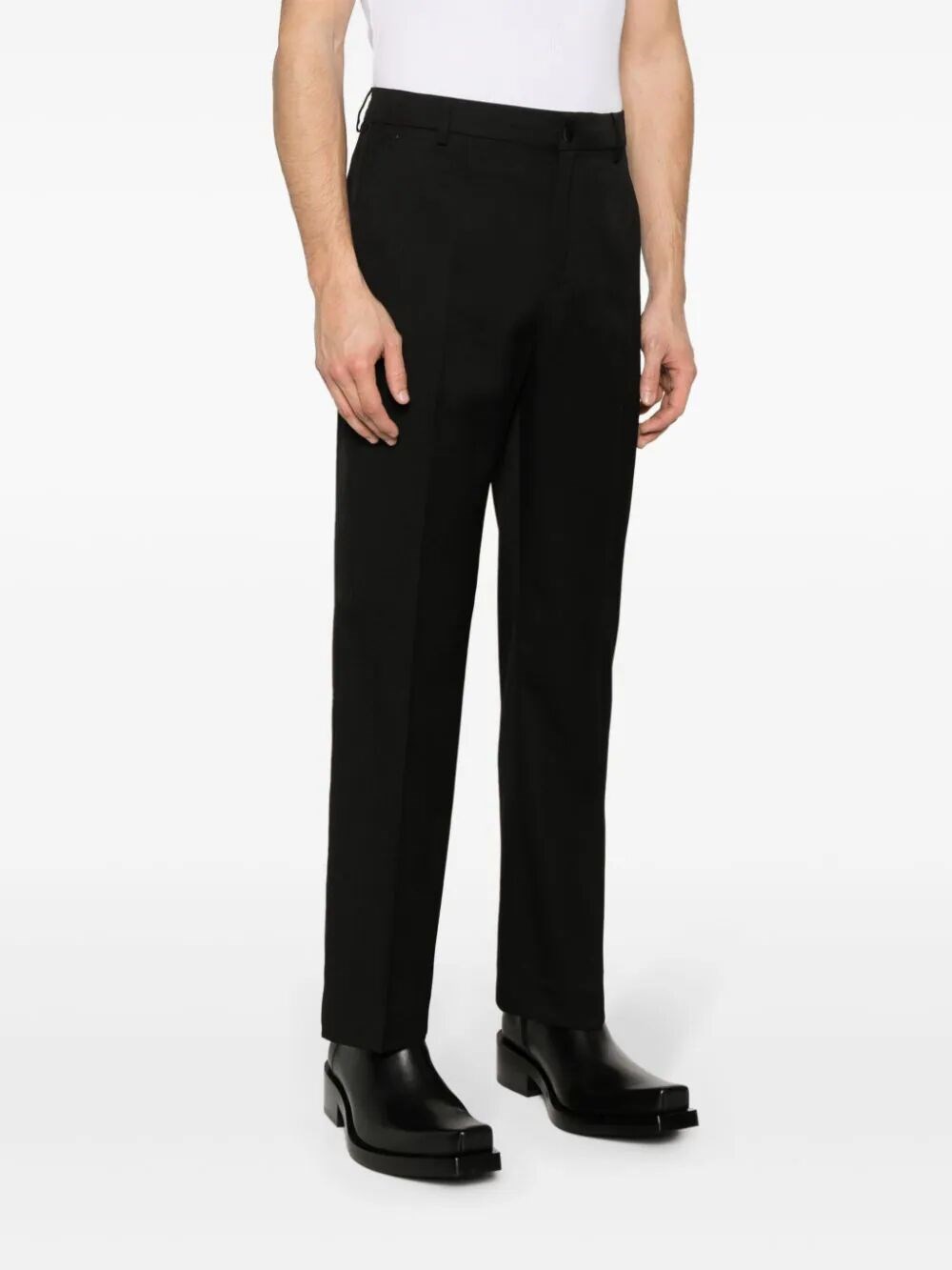 WOOL TUXEDO TROUSERS