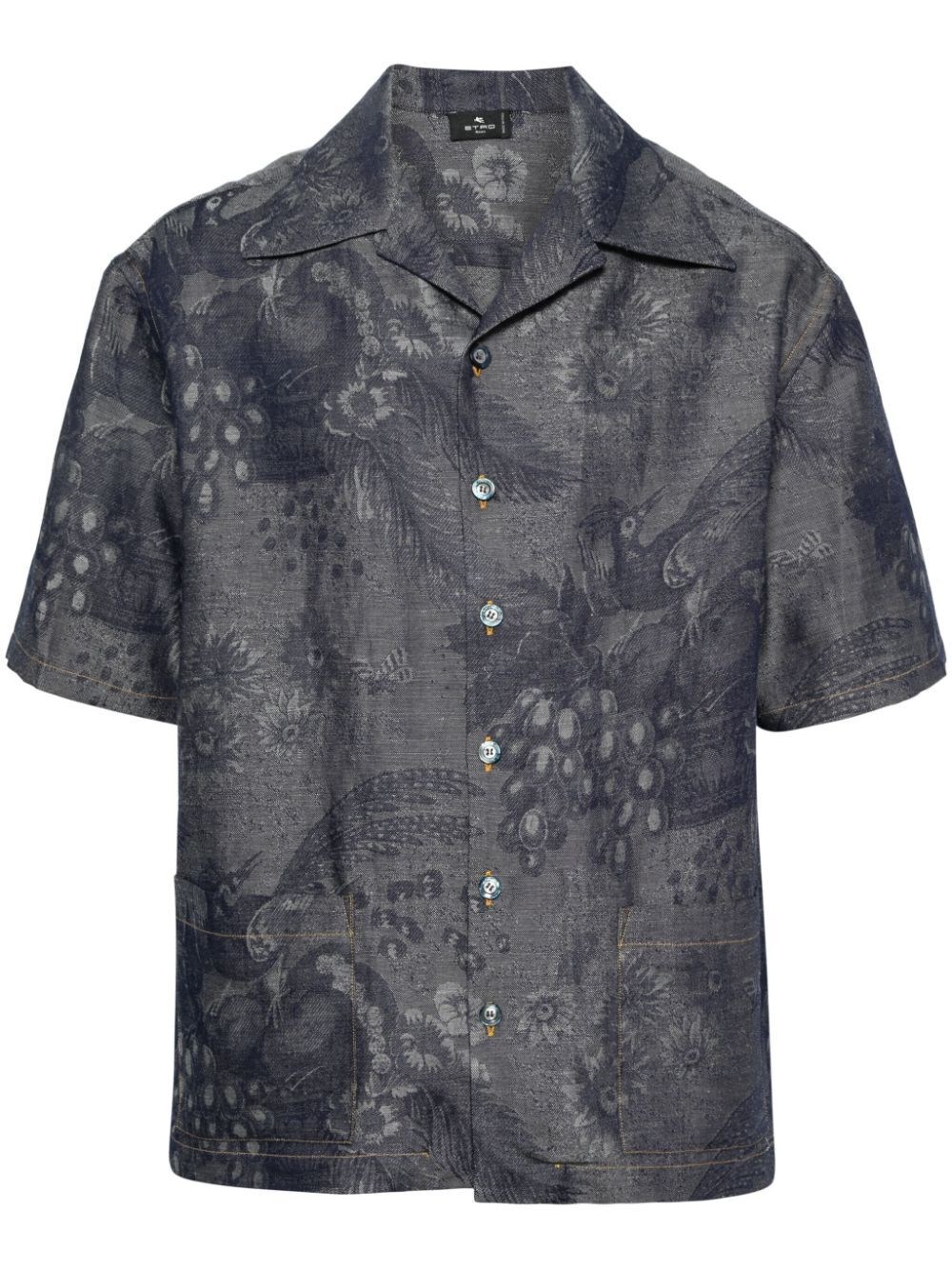 PATTERNED-JACQUARD SHIRT