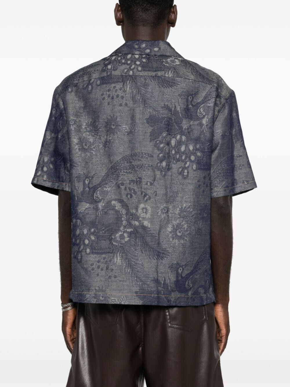 PATTERNED-JACQUARD SHIRT