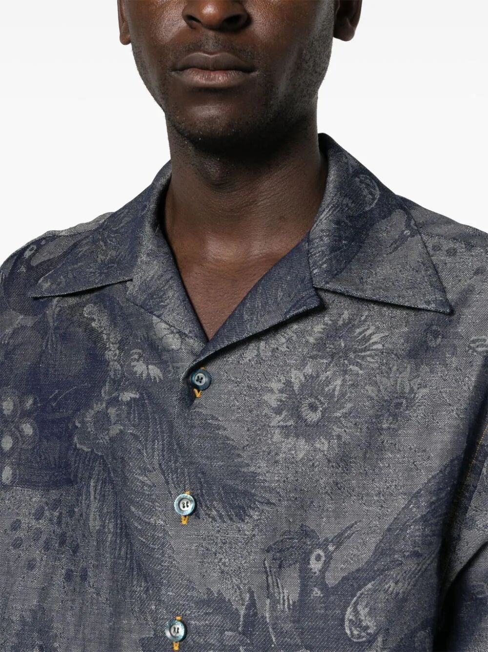 PATTERNED-JACQUARD SHIRT