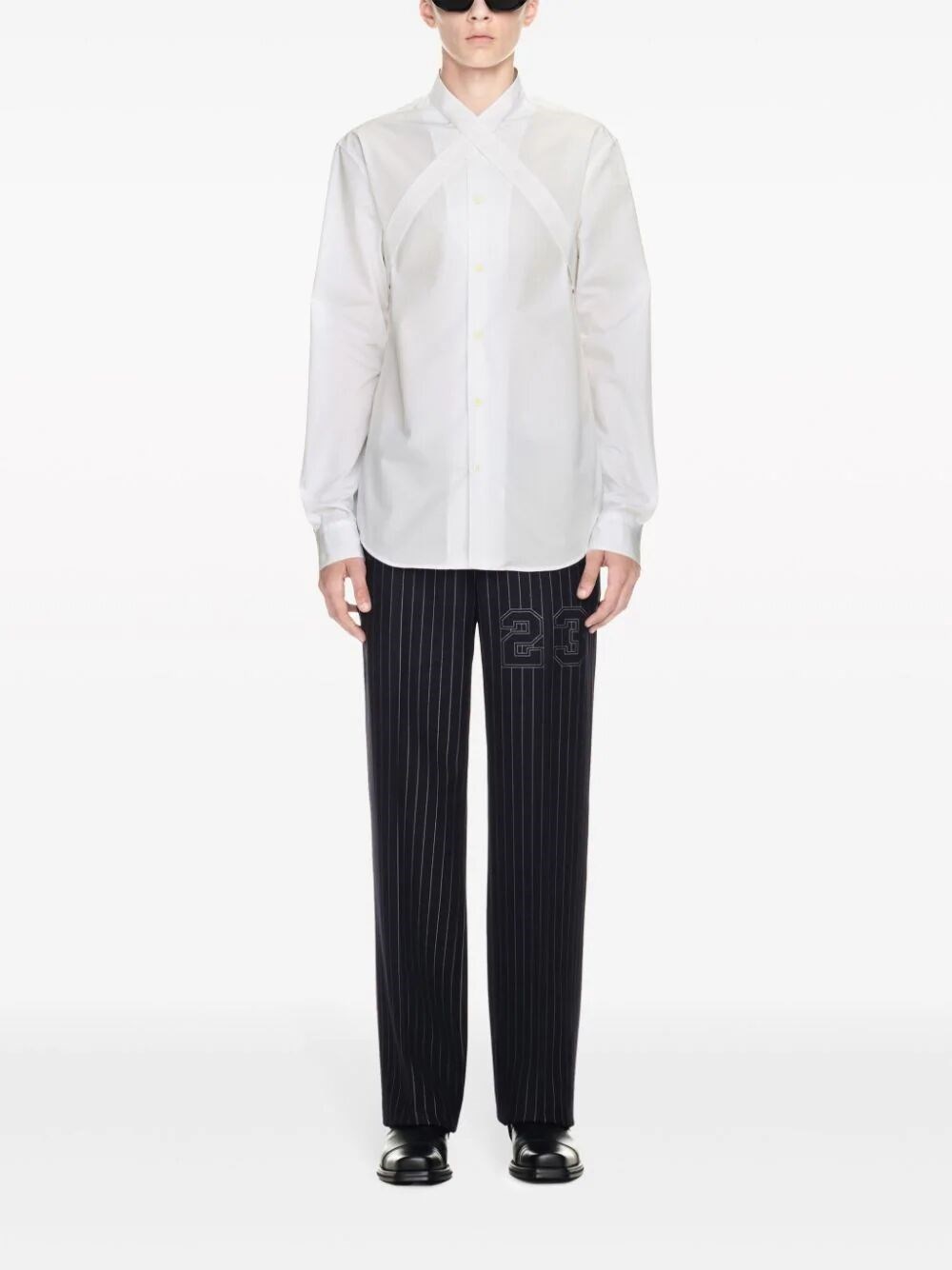 23 PINSTRIPED SLIM PANT