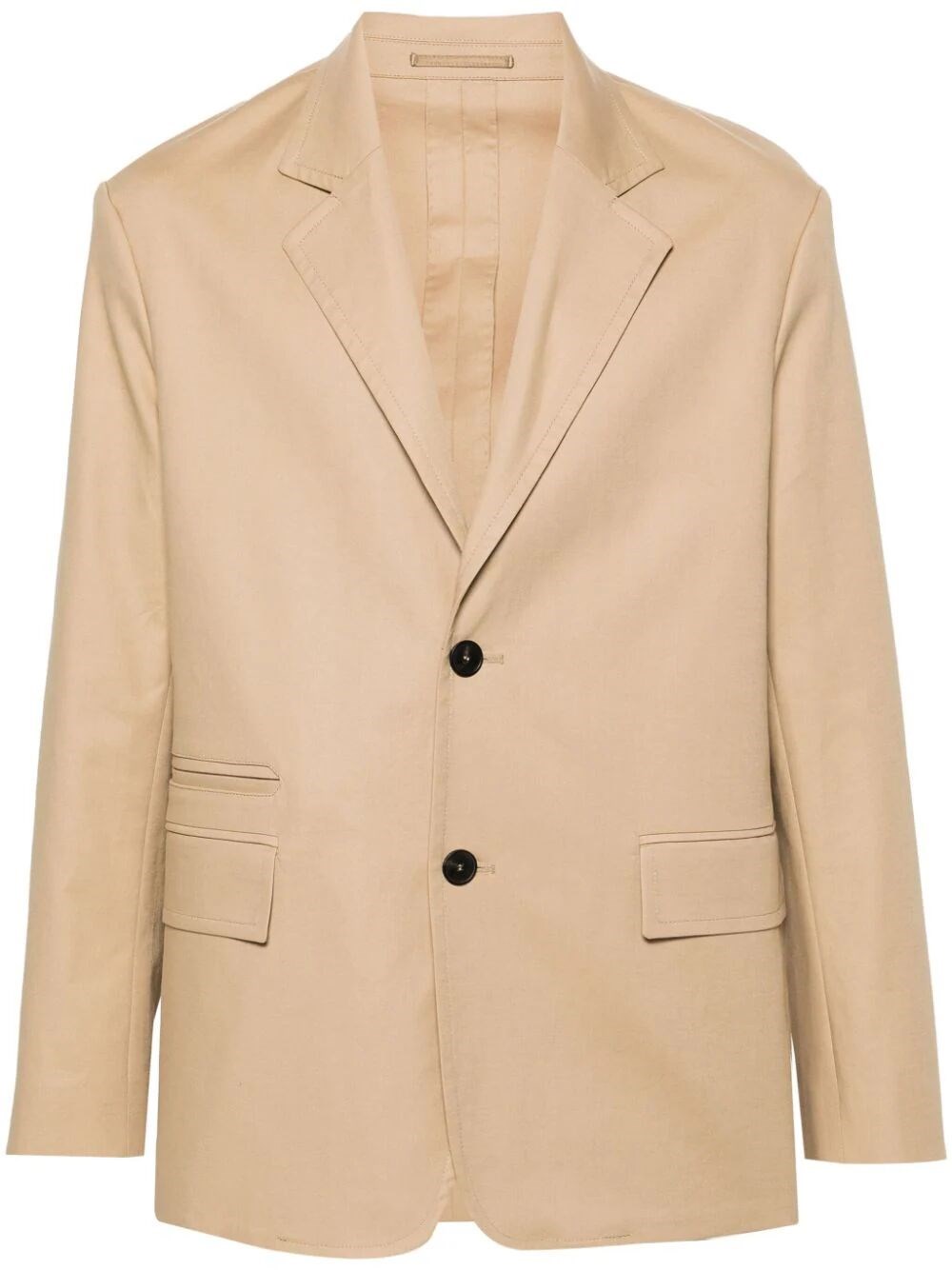 SINGLE-BREASTED COTTON BLAZER
