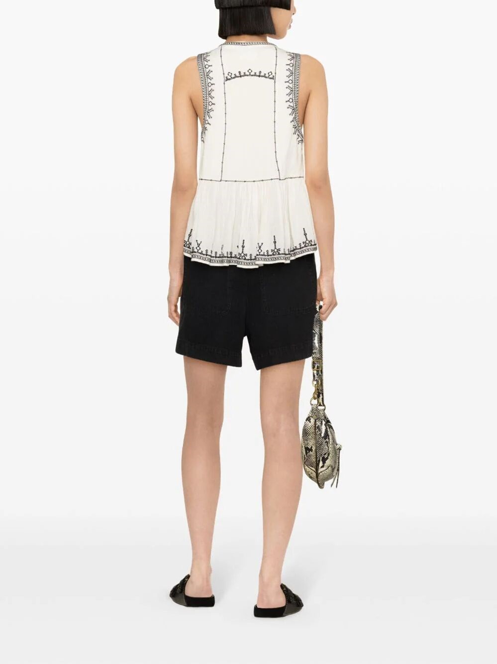 PAGOS EMBROIDERED TOP