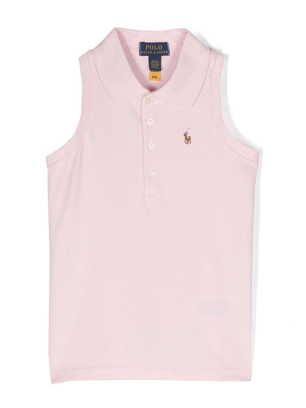 SLEEVELESS POLO SHIRT
