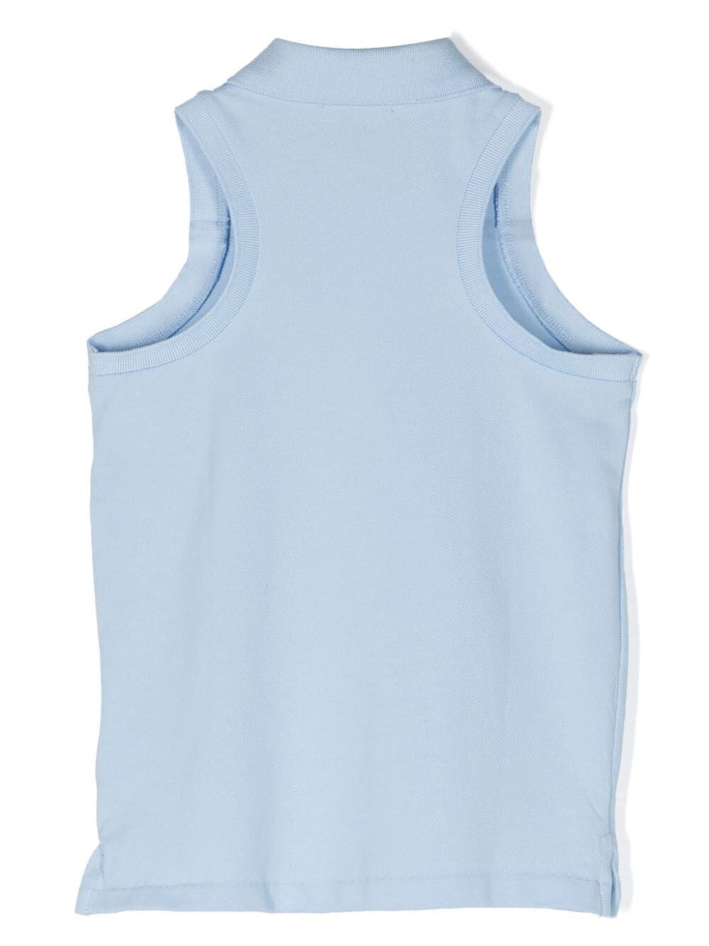 SLEEVELESS POLO SHIRT