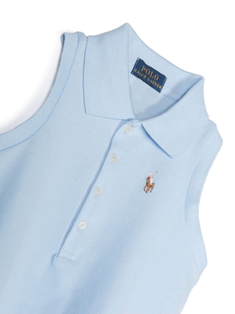 SLEEVELESS POLO SHIRT