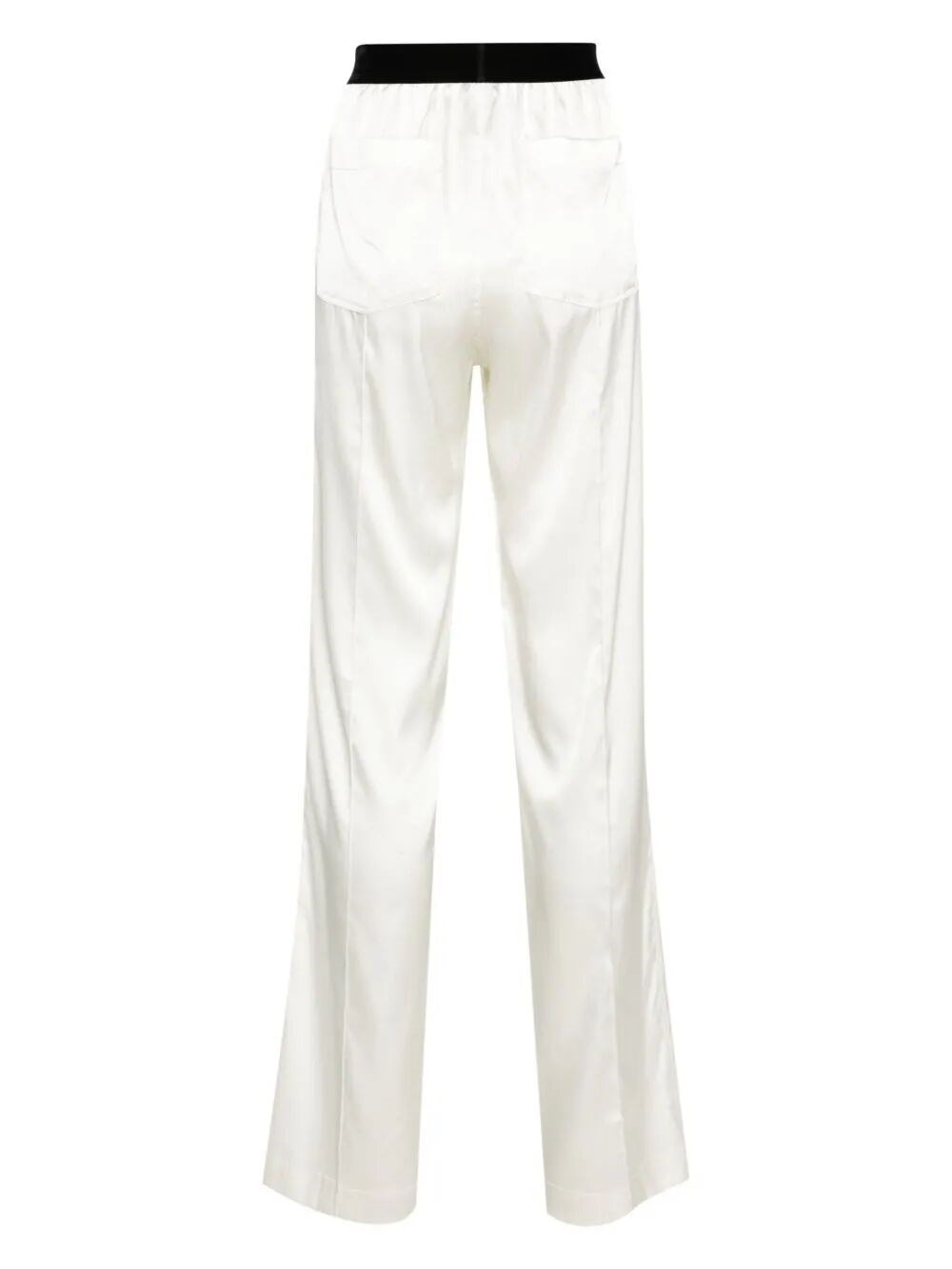 STRETCH SILK SATIN PJ PANTS