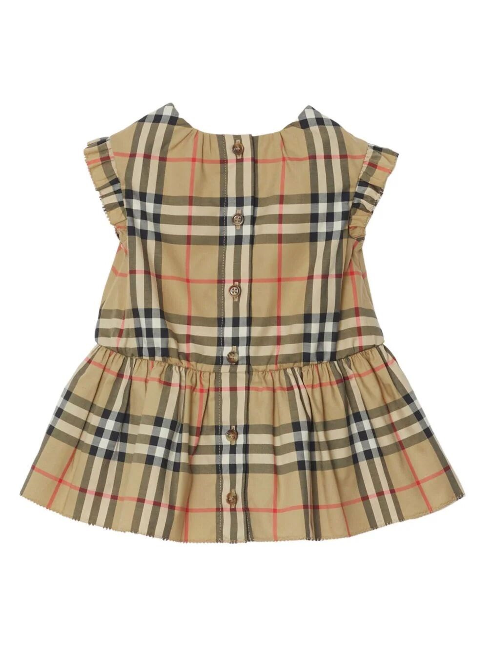 CHECK DRESS WITH BLOOMERS