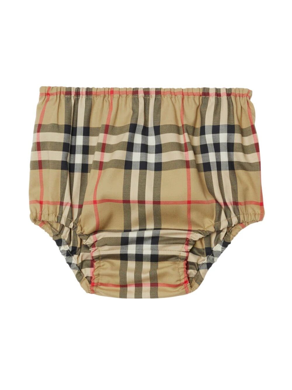 CHECK DRESS WITH BLOOMERS