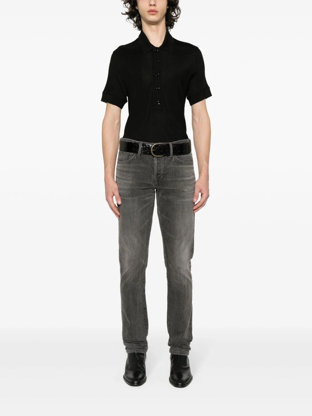 MID-RISE SLIM-FIT JEANS